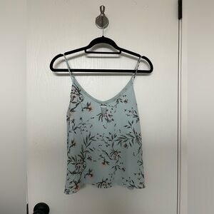 LUSH Floral Satin Cami Blouse - Size S
